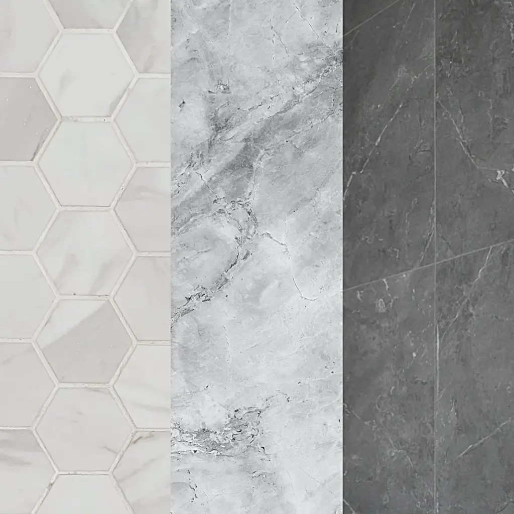 Rengjøring, rens og impregnering av innvendig fliser, benkeplater, marmor, finere stein og lignende